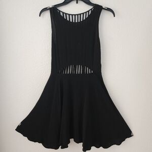 Back Caged Goth Sleeveless Dress Night Out Size SMALL ⚘️HP⚘️